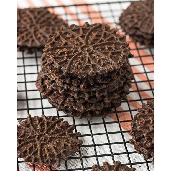 Reko Other 2 Packs Reko Dark Chocolate Pizzelle Italian Waffle